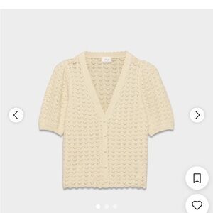 Aritzia Wilfred Fika cardigan small cream
